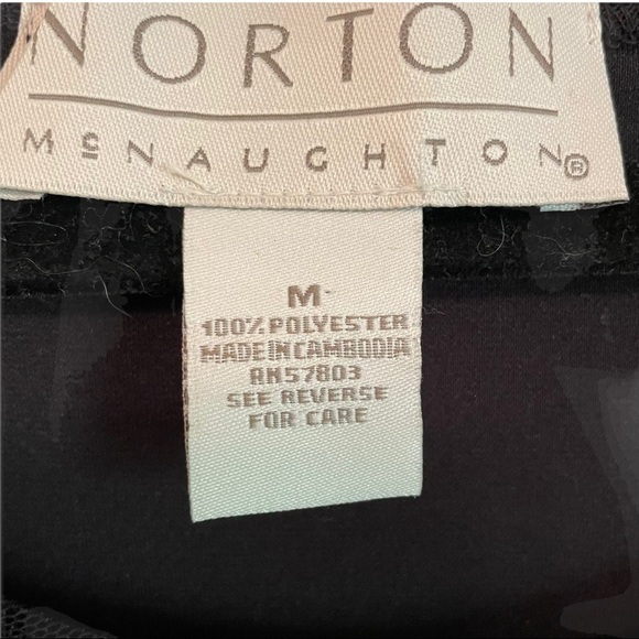 Norton McNaughton Black Sleeveless Midi Dress Size M - Picture 9 of 11